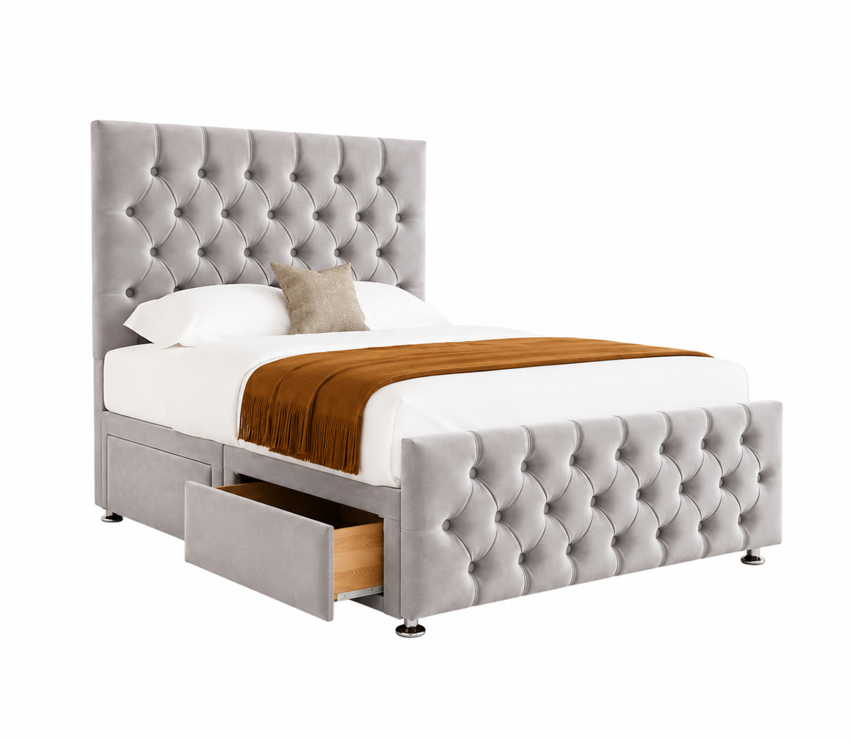 Melsi Chesterfield Divan Bed