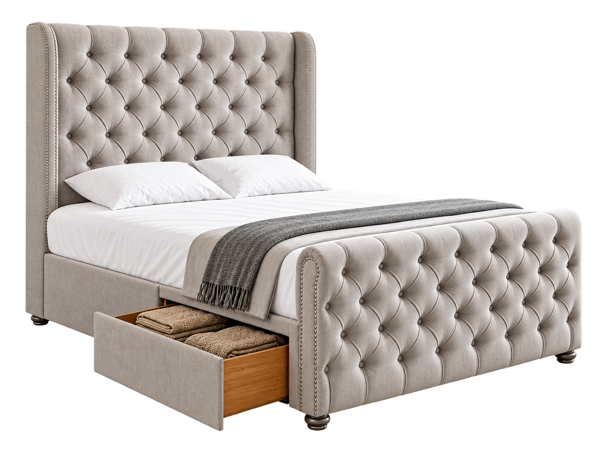 Peru Chesterfield Divan Bed