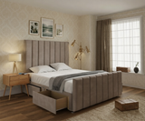 Amelia Paneled Divan Bed With Footboard