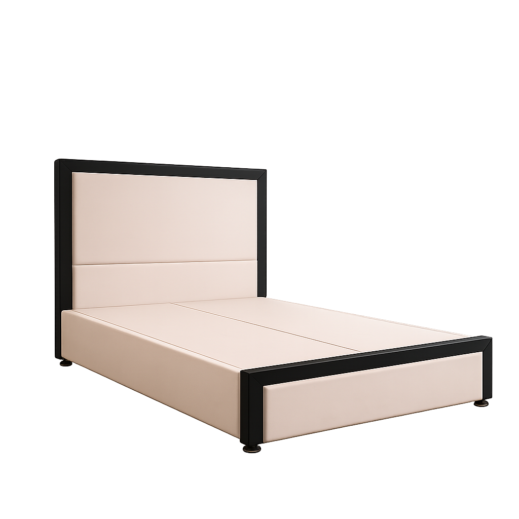 Kingston Divan Ottoman Bed With Art Deco Headboard & Footboard