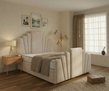 Kingston Divan Ottoman Bed With Art Deco Headboard & Footboard