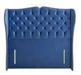 Bowie Winged Chesterfield Upholstered Stylish Floor Standing Headboard