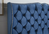 Bowie Winged Chesterfield Upholstered Stylish Floor Standing Headboard