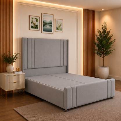 Zoe Linestyle Divan Ottoman Bed