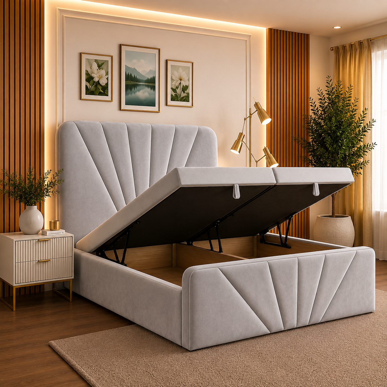 Sofia Sunrise Divan Ottoman Bed