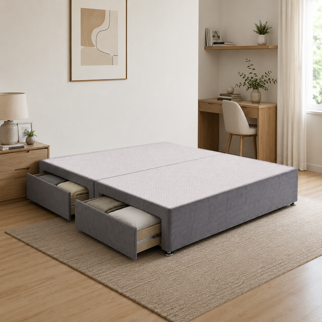 Sally Luxury Divan Base With Drawers