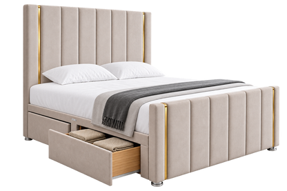 Emma Paneled Divan Bed With Footboard