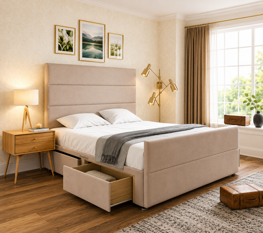 Ava Divan Bed With Matching Footboard