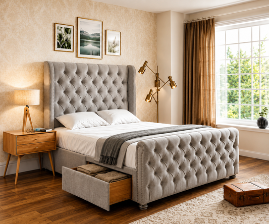 Peru Chesterfield Divan Bed