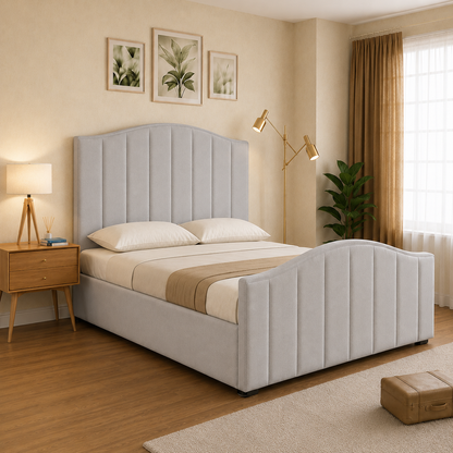 Mario Panel Curved Divan Ottoman Storage Bed