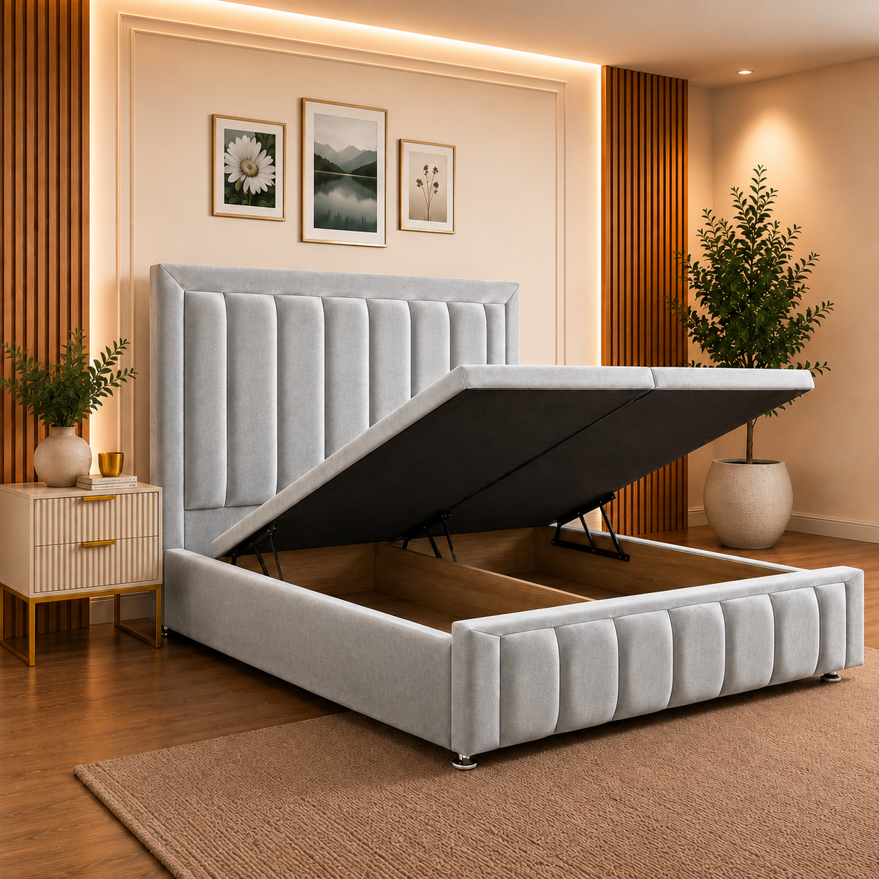 Lia Divan Ottoman Bed