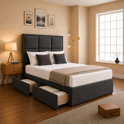 Allena Cubed Divan Bed