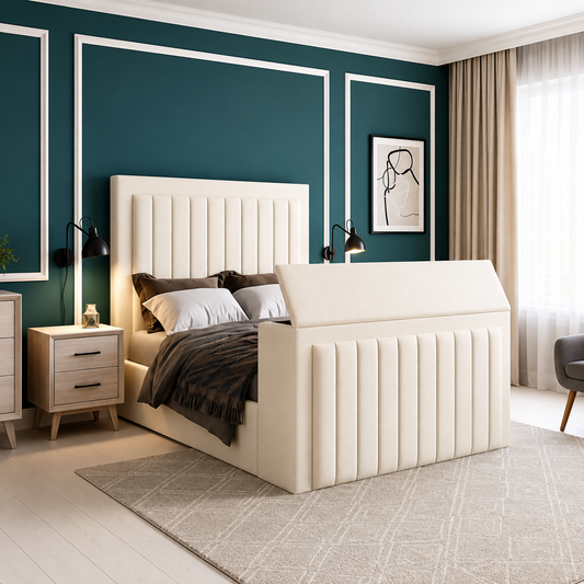 Alpha Linestyle TV Bed Frame