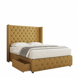 Kelly Chesterfield Winged Divan Bed