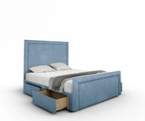 Leo Plain Divan Bed With Footboard