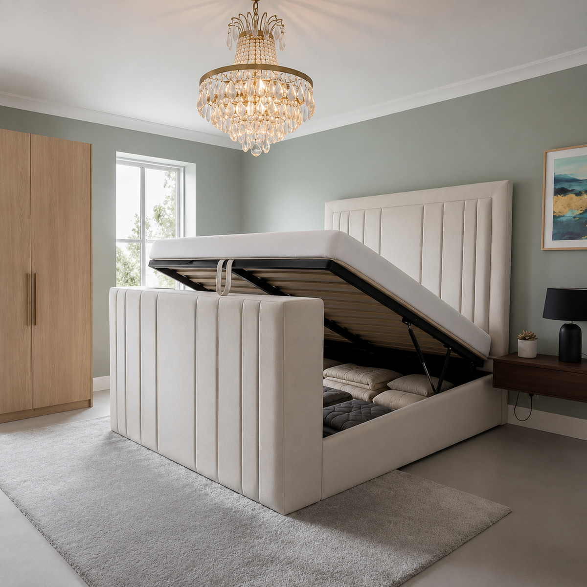 Yorkshire Line style TV Bed Frame