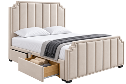 Hampton Steps Panel Divan Bed