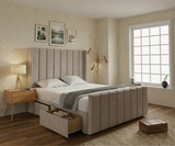 Emma Paneled Divan Bed With Footboard