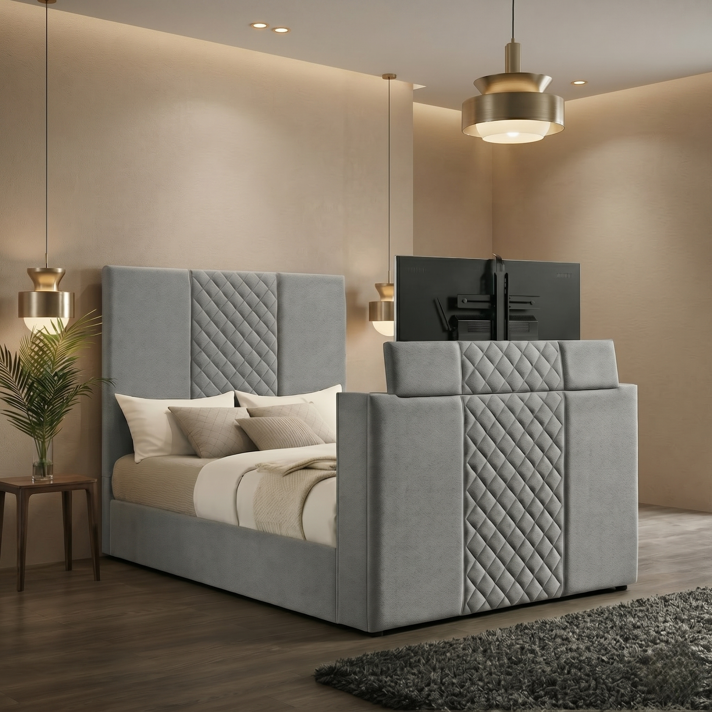 Marry Elegant TV Bed Frame