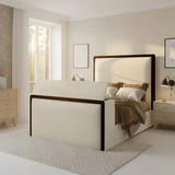 Tobias TV Bed Frame With Black Border