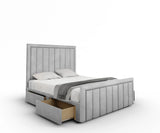 Astore Divan Bed in Bumper Bar Design With Matching Footboard