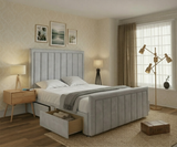 Astore Divan Bed in Bumper Bar Design With Matching Footboard