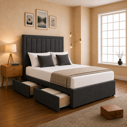 Stella Bumper Panel Divan bed