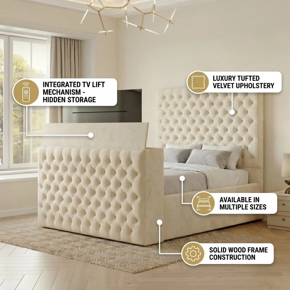 Sultan Chesterfield TV Bed Frame