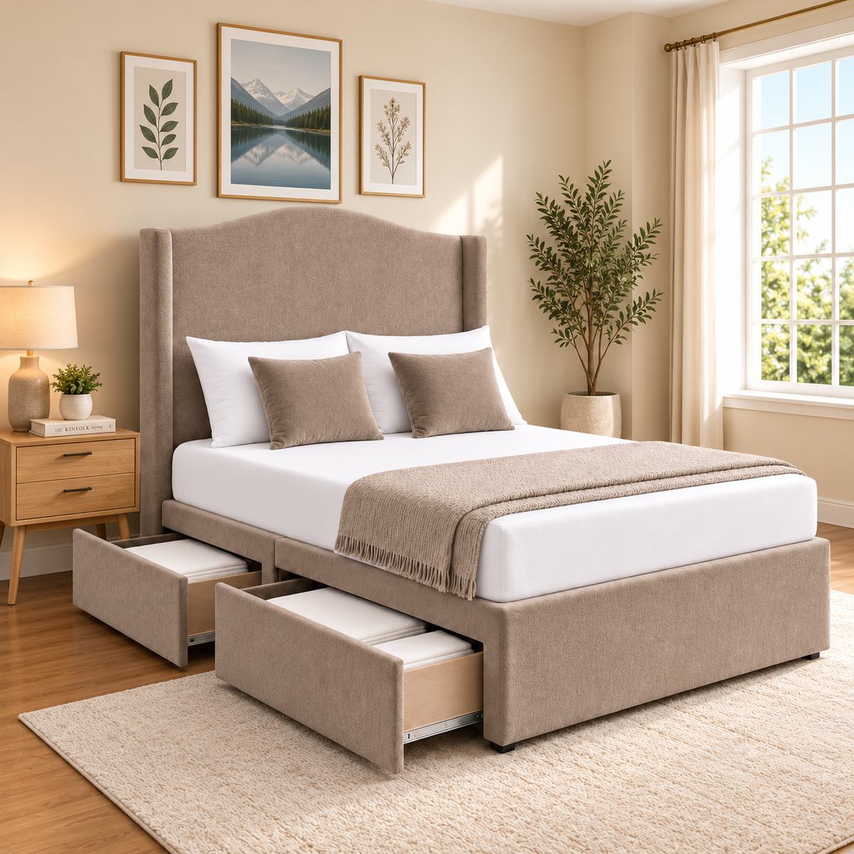 Sylvester Upholstered Divan Bed