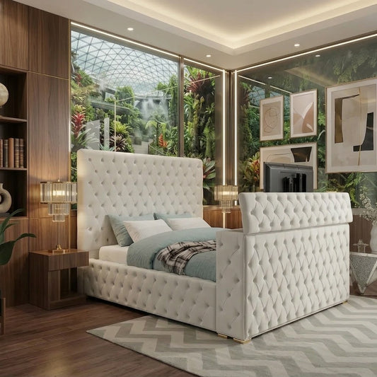 Alexa Chesterfield TV Bed Frame