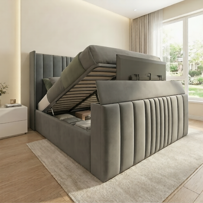Manhattan Winged TV Bed Frame