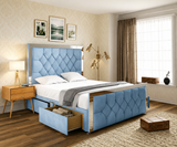 Medora Chesterfield Art Deco Divan Bed