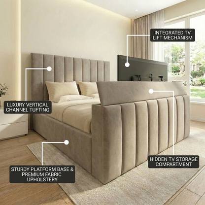 Kingston Panel TV Bed Frame