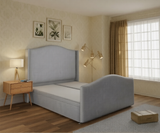 Mario Winged Plain Divan Ottoman Storage Bed