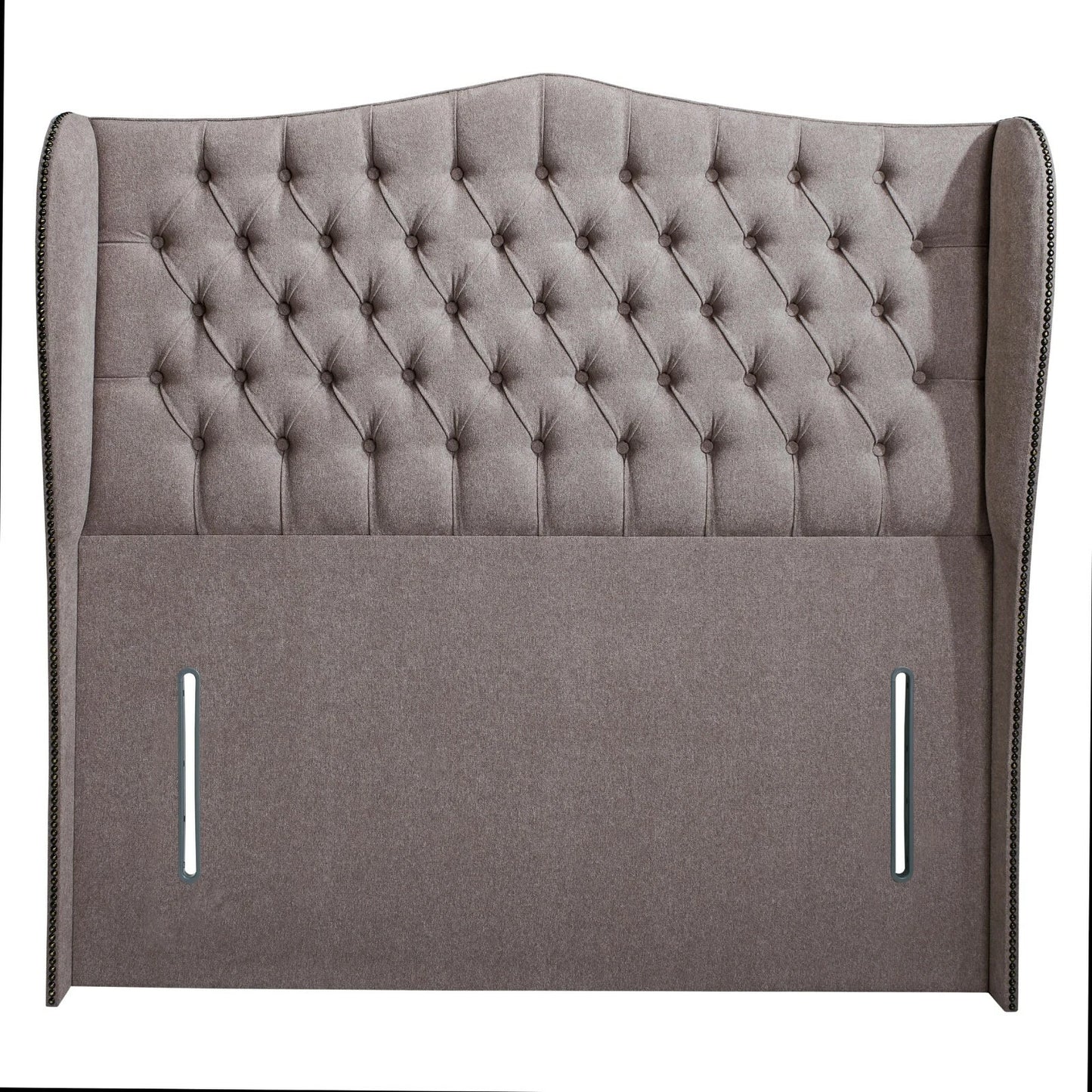 Jagger Curved Winged Luxury Chesterfield Upholstered Headboard