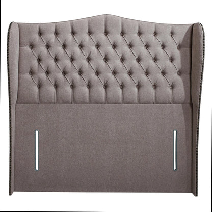 Jagger Curved Winged Luxury Chesterfield Upholstered Headboard