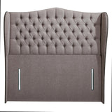 Jagger Curved Winged Luxury Chesterfield Upholstered Headboard