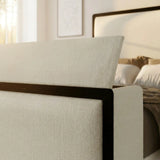 Tobias TV Bed Frame With Black Border
