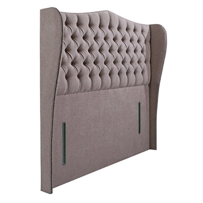 Jagger Curved Winged Luxury Chesterfield Upholstered Headboard