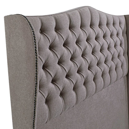 Jagger Curved Winged Luxury Chesterfield Upholstered Headboard