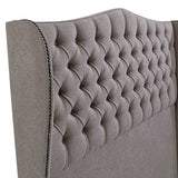 Jagger Curved Winged Luxury Chesterfield Upholstered Headboard