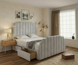 Hampton Steps Panel Divan Bed