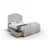 Evri Divan Bed With Steps Panel Headboard